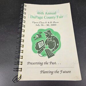 Illinois Premium Prize Catalog Book DuPage County Fair Open Class 4H Show 2000
